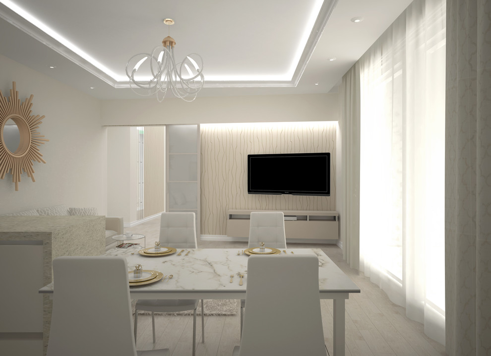 Дизайн интерьера кухни-студии