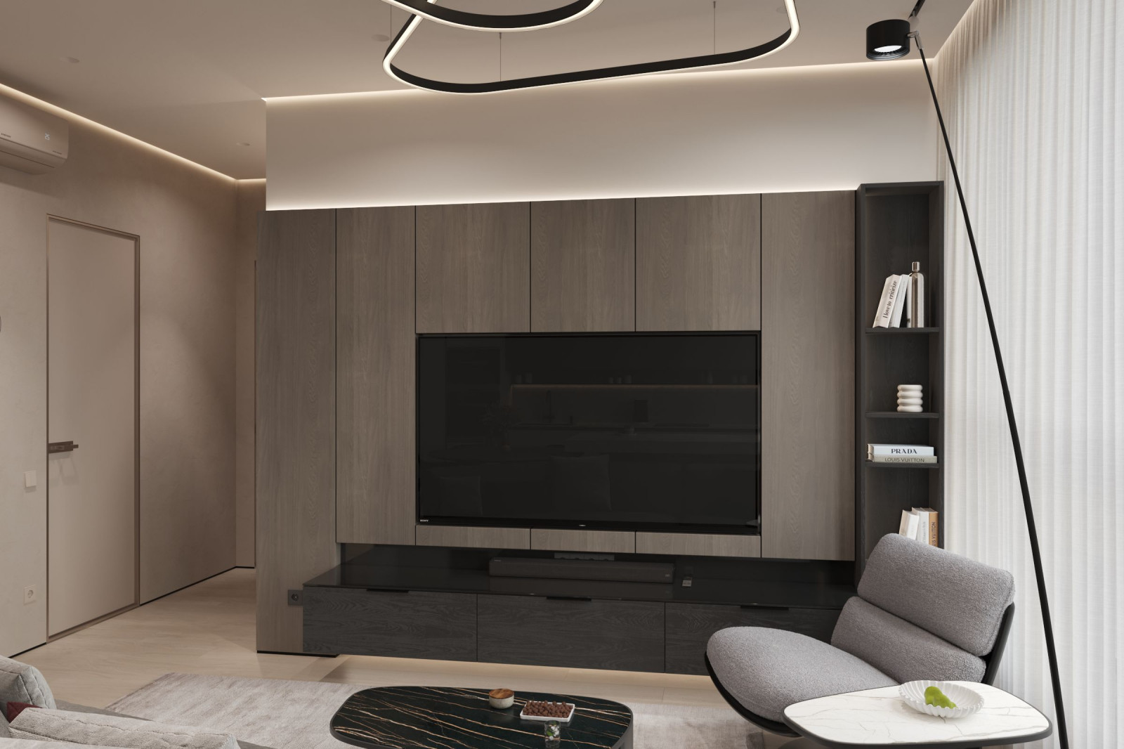 Интерьер квартиры в Москве.