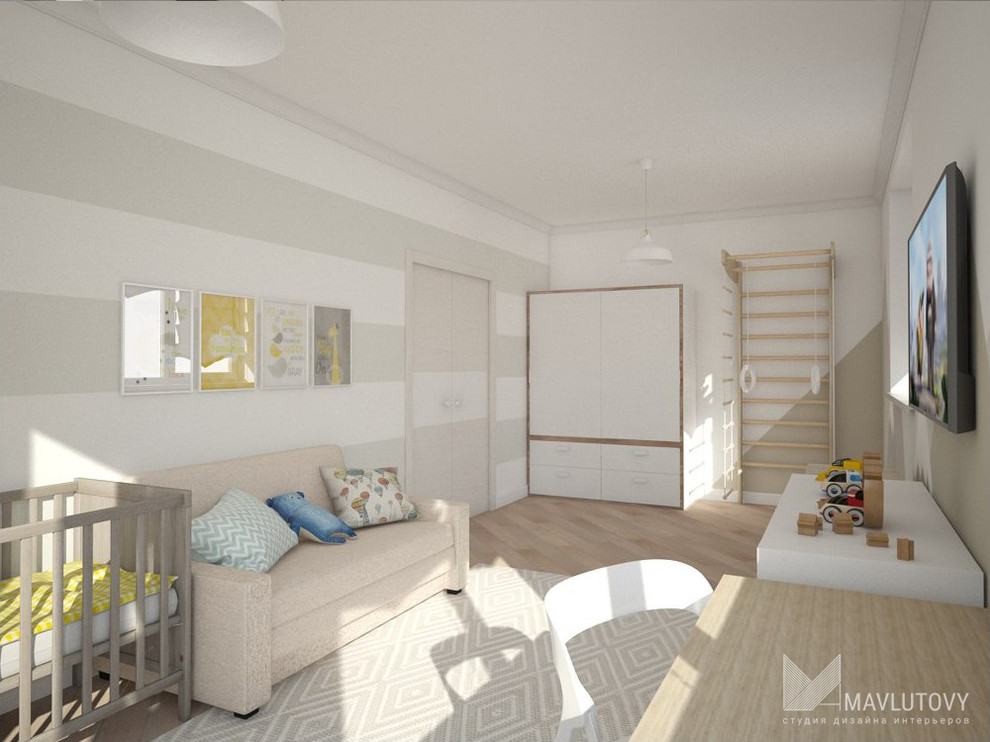 - Современная 3-комнатная квартира в Москве