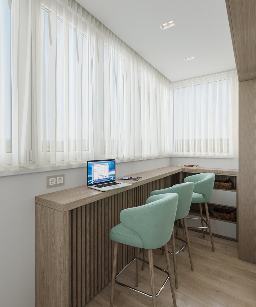 Дизайн-проект трехкомнатной квартиры "Мятное настроение"