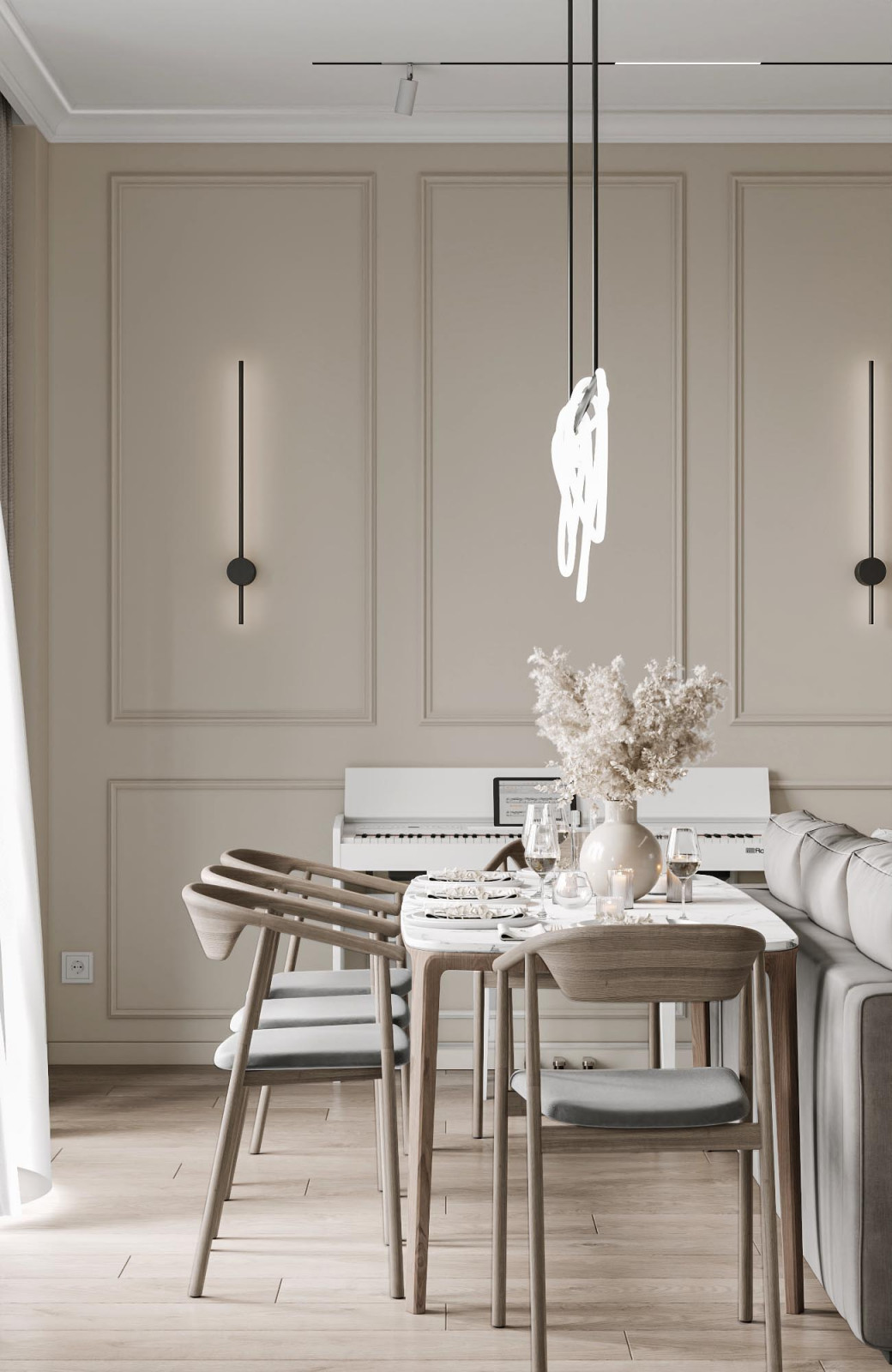 Дизайн проект квартиры в сталинском доме