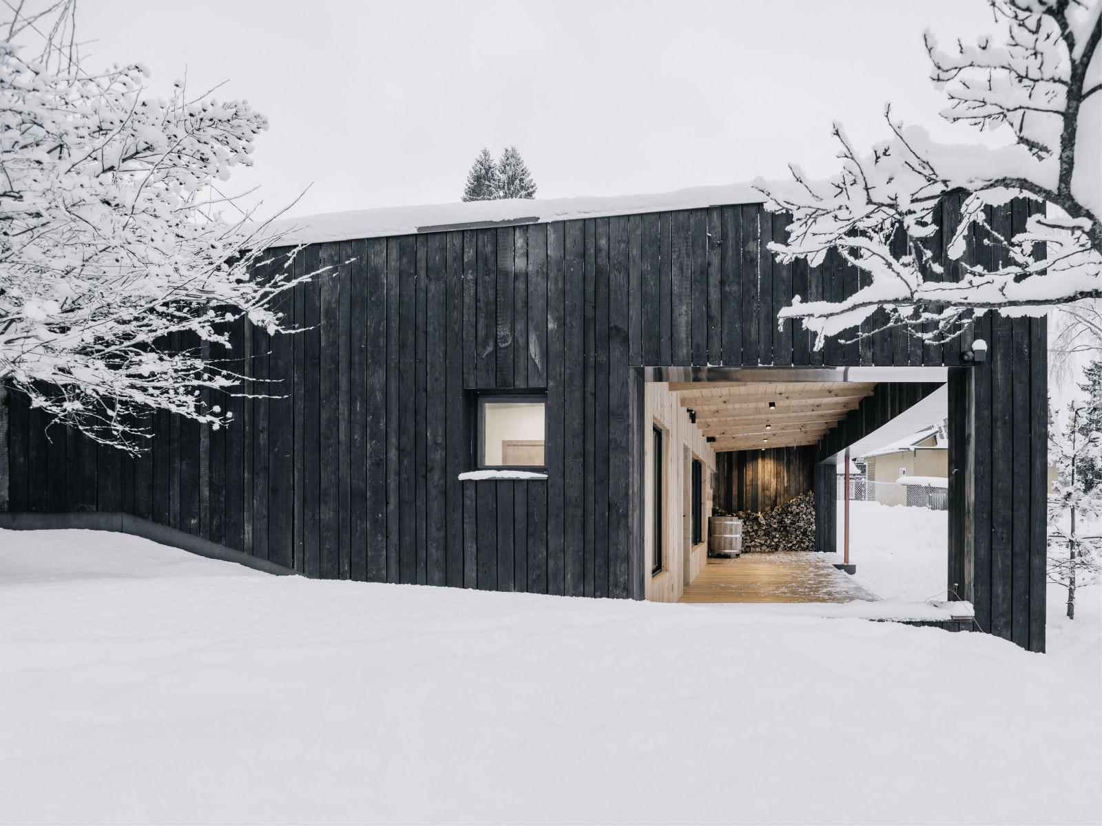 Обложка проекта: Гостевой дом и баня в Кавголово