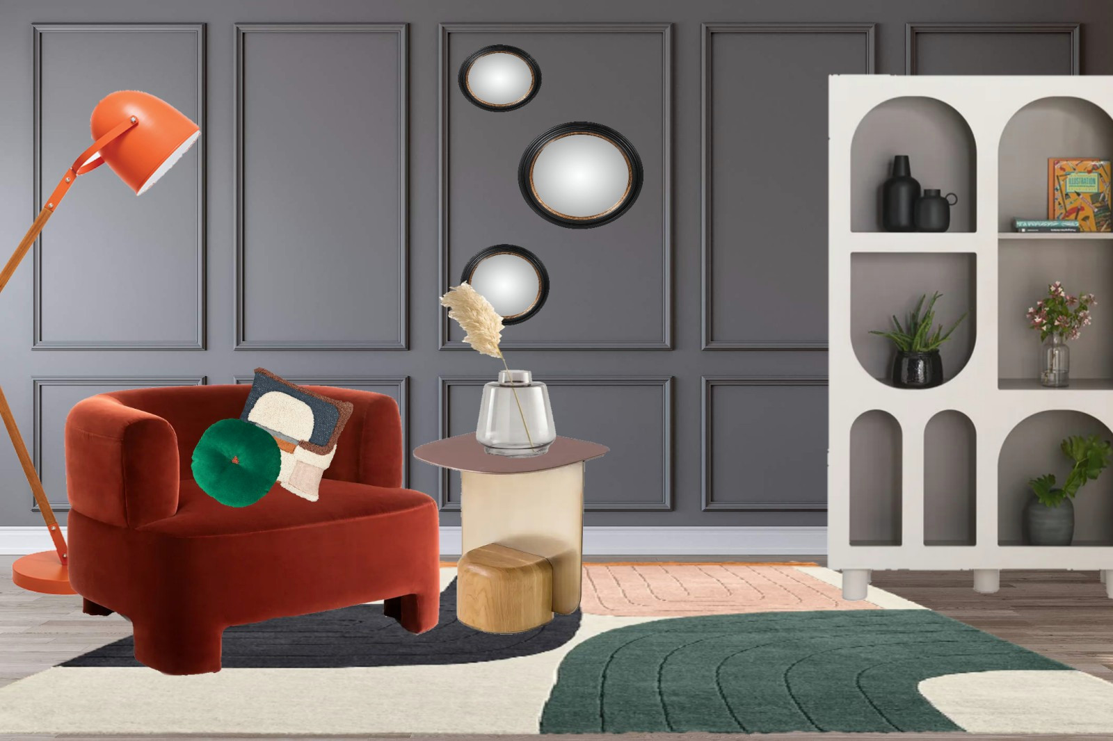 Обложка проекта: Коллаж для гостиной комнаты