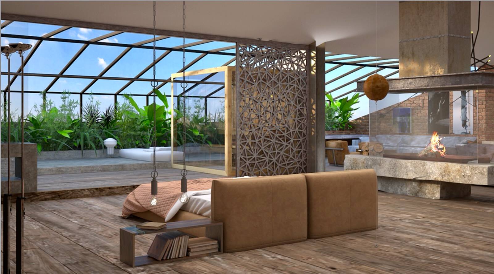 Пентхаус на мансардном этаже