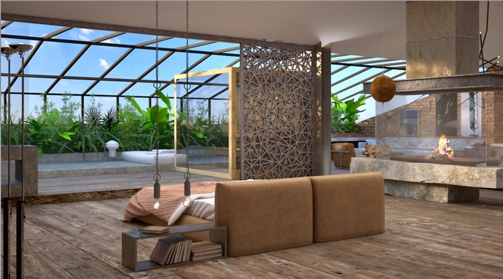 Пентхаус на мансардном этаже