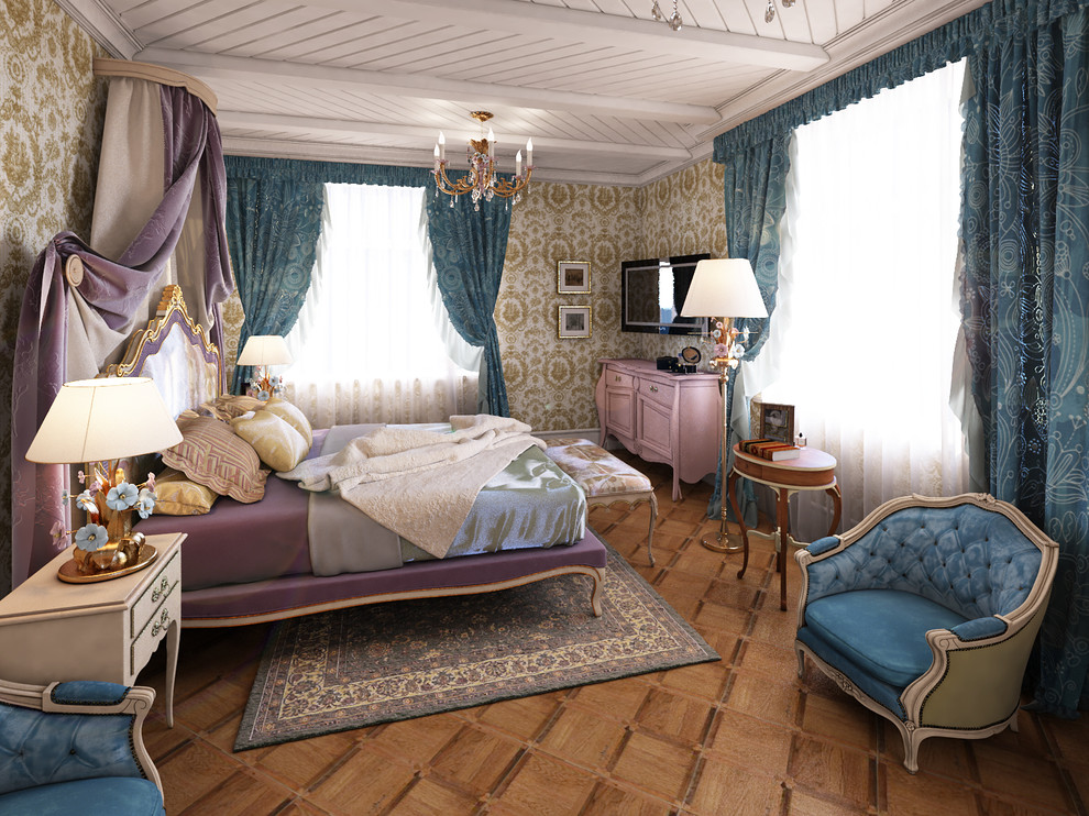3dмодели для проекта спальни в стиле французкого романтизма