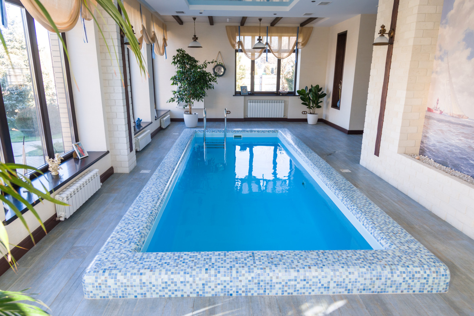 Интерьер дома в классическом стиле (500 кв м)