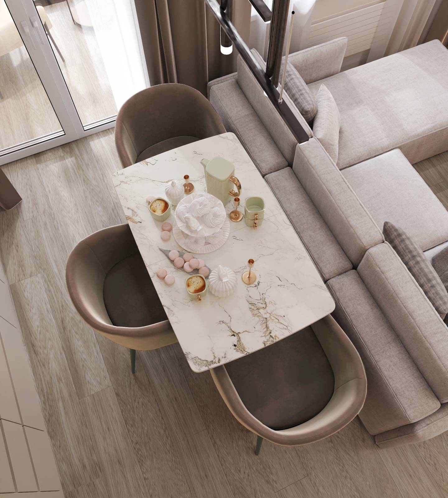 Дизайн проект Московской квартиры для семьи с сыном