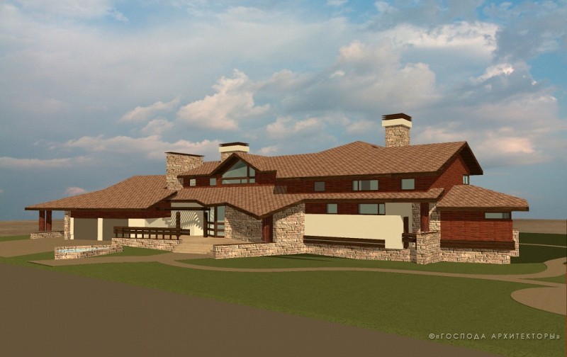 Обложка проекта: Двухэтажный коттедж "Матисс"