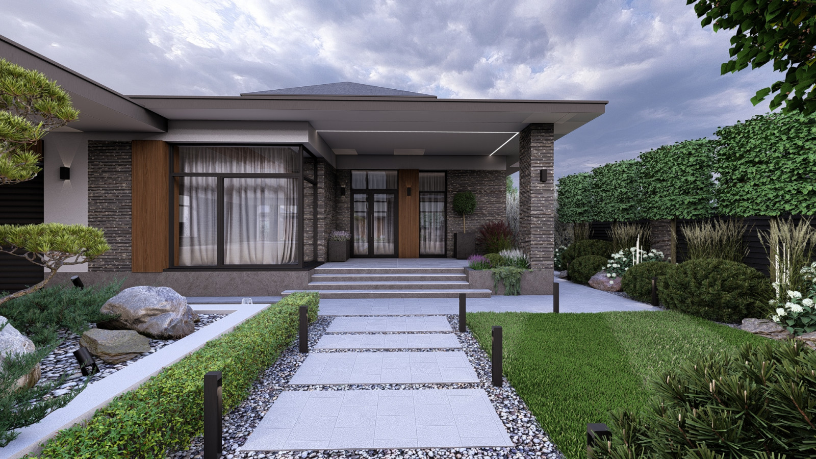 Современный сад в г.Ейск