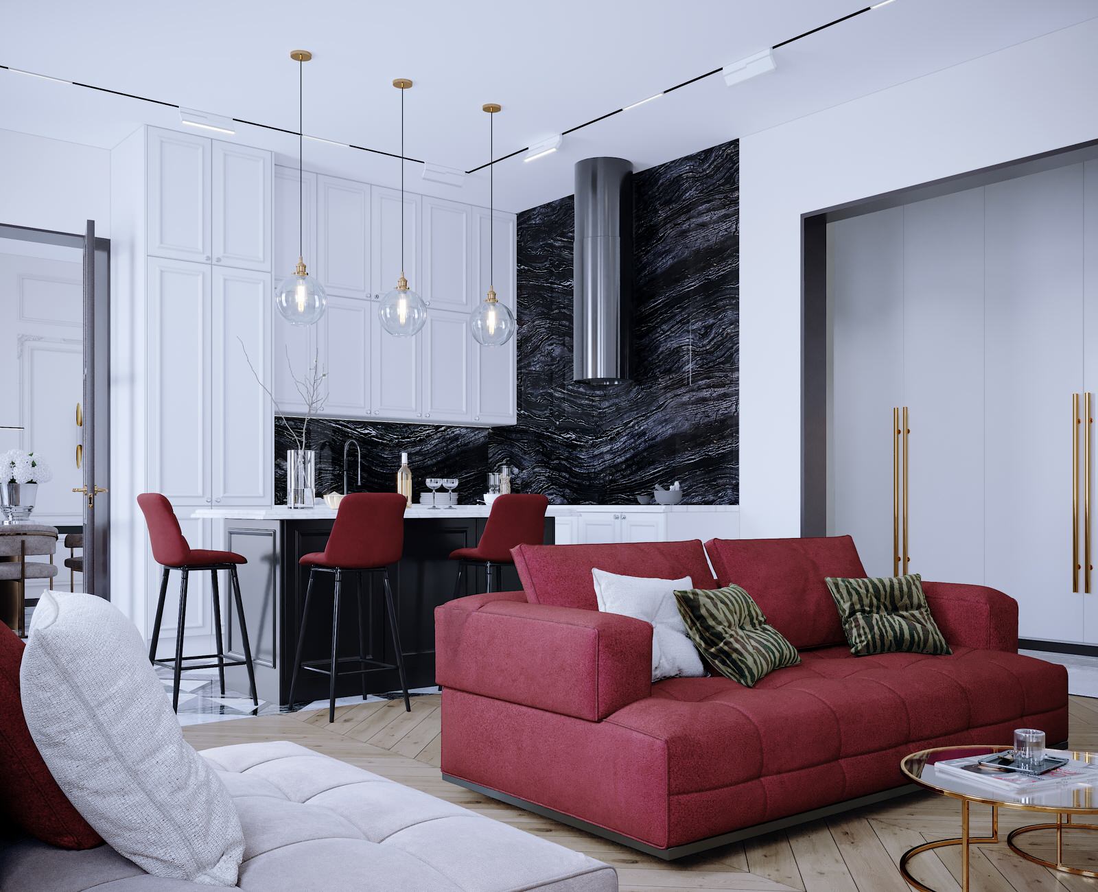 Дизайн-проект частной квартиры ЖК Династия.