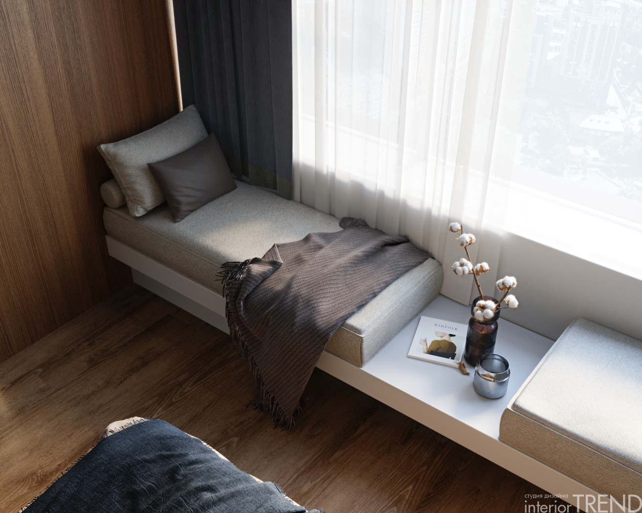 Дизайн интерьера квартиры в ЖК Клевер парк