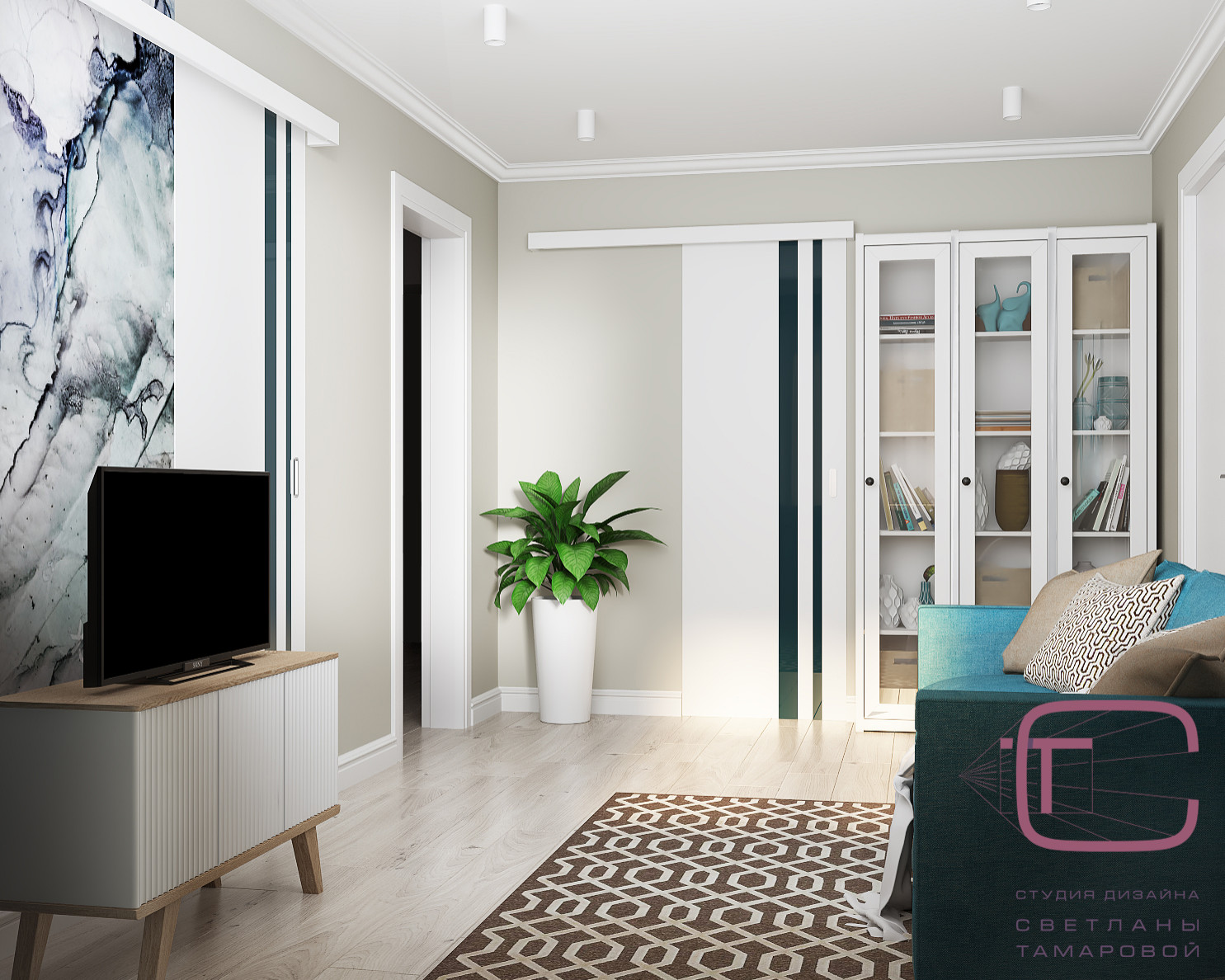 Дизайн интерьера квартиры по ул. Циолковского