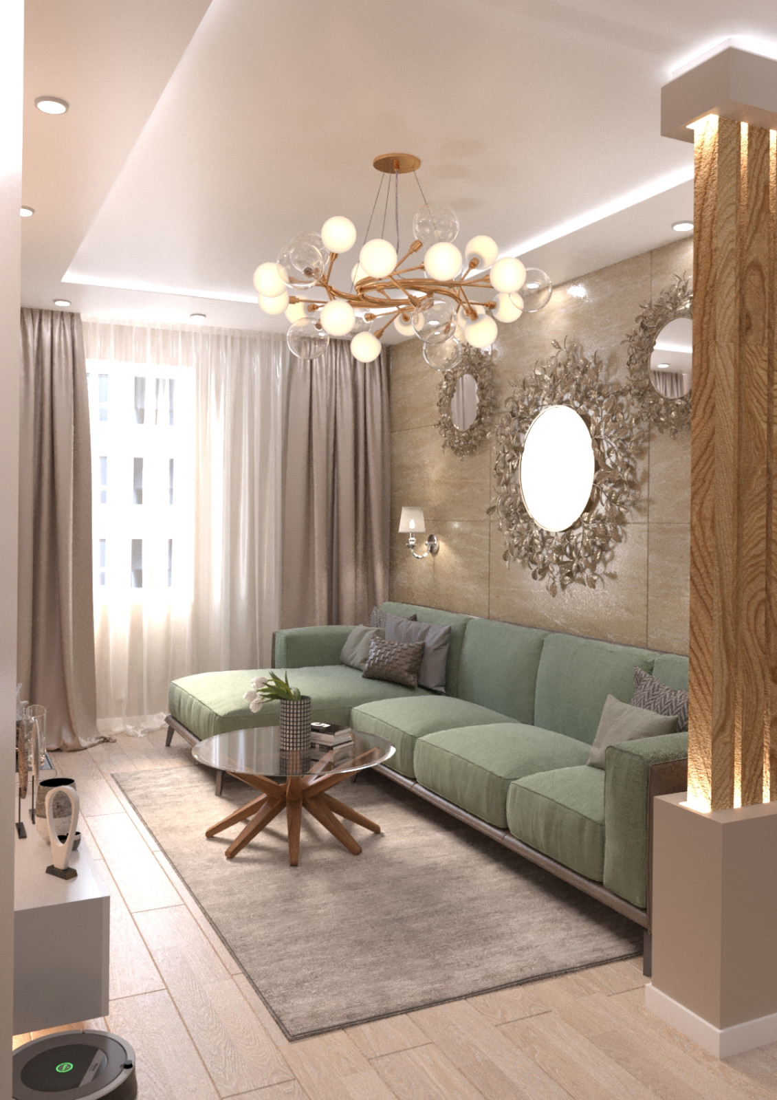 3 Комнатная квартира в ЖК Париж