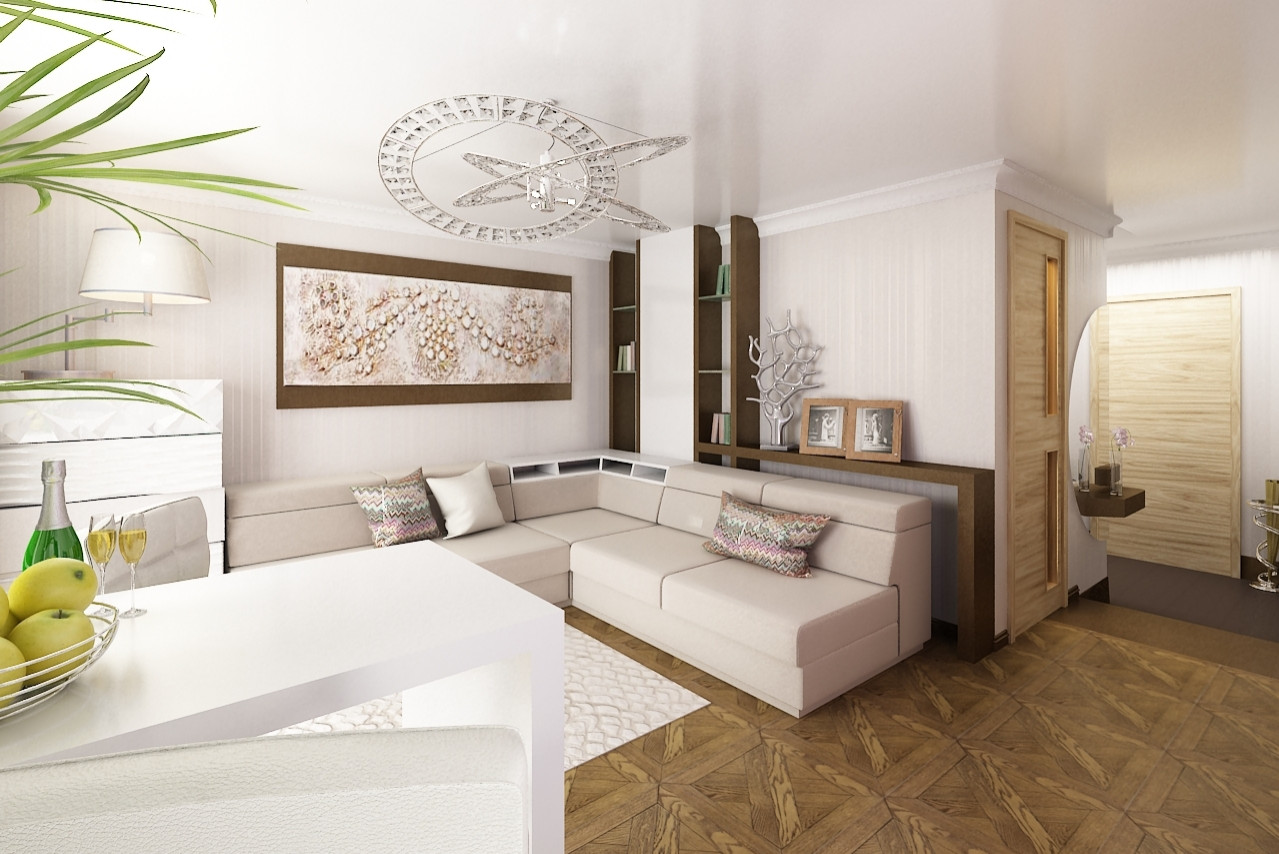 Типовая квартира - студия 1И4, 26 м.кв