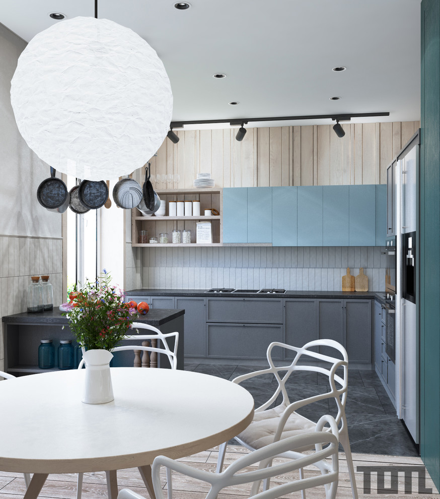 Просторный лофт для большой семьи