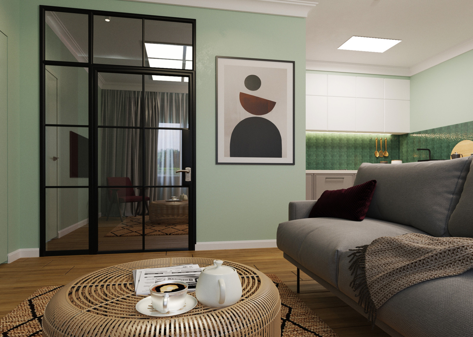 Абстрактный постер