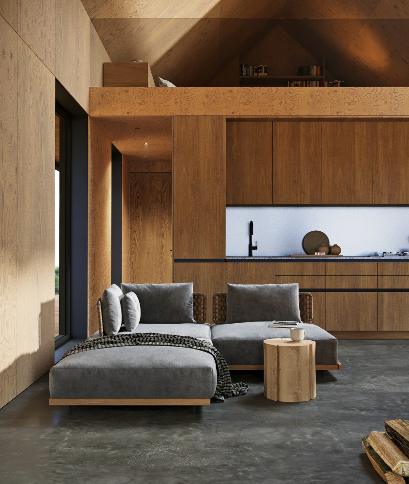 Дом в Экостиле, интерьер