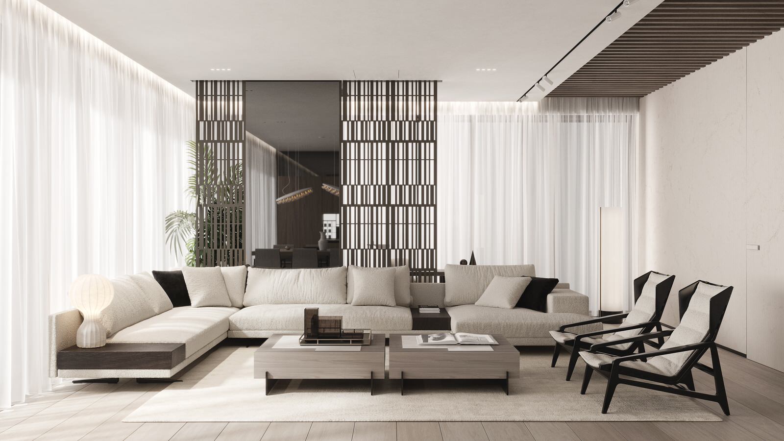 Обложка проекта: Modern megalopolis apartment