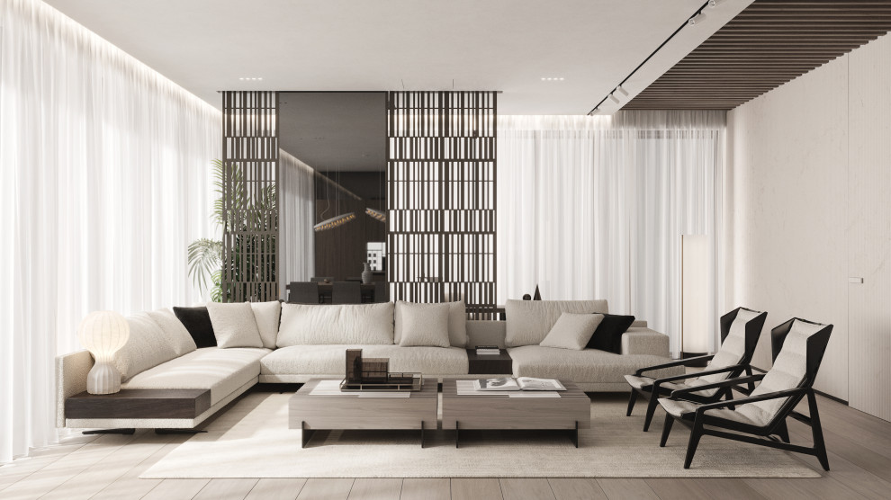 Обложка проекта: Modern megalopolis apartment