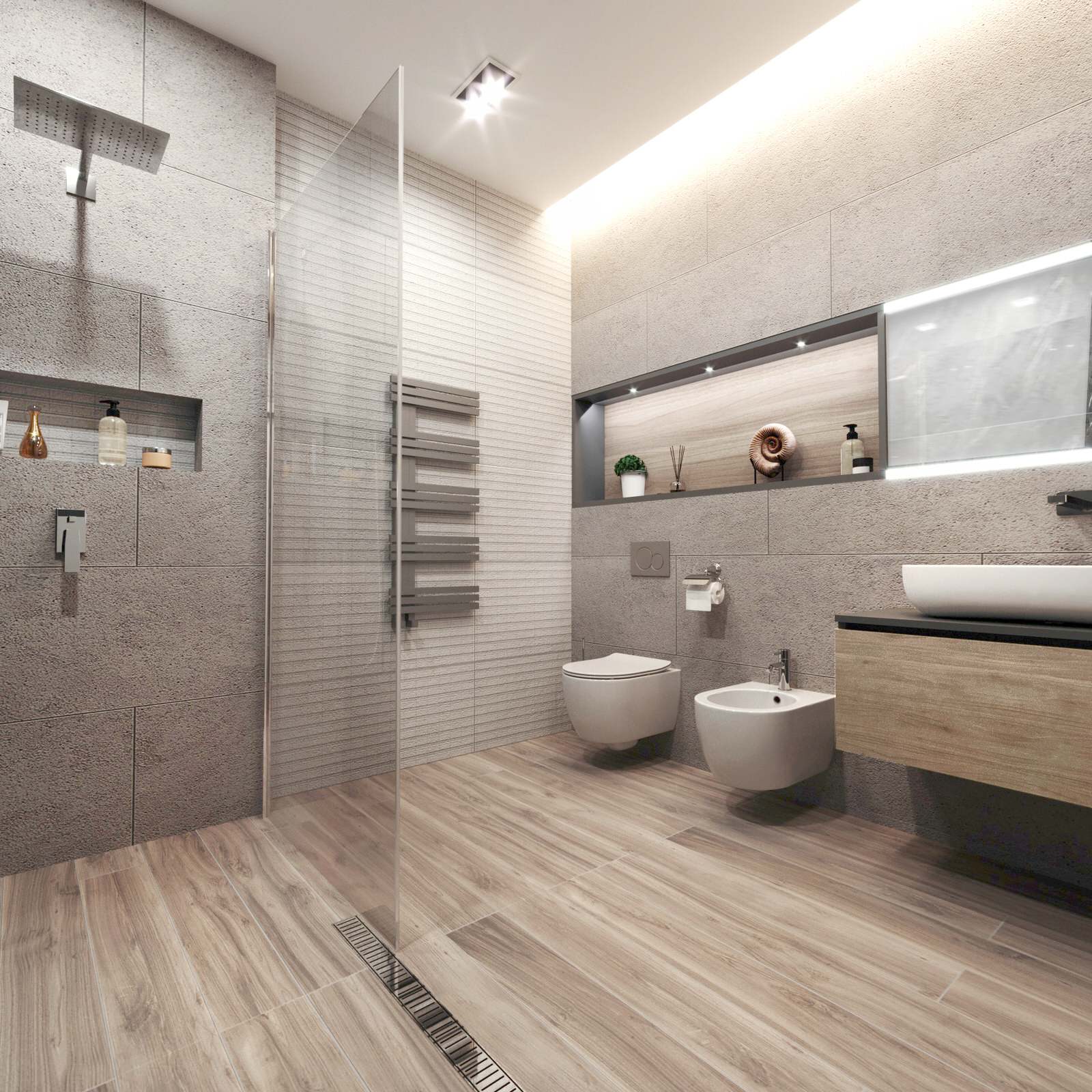 Дизайн-проект интерьеров помещений загородного дома, проектируемая площадь 70,0