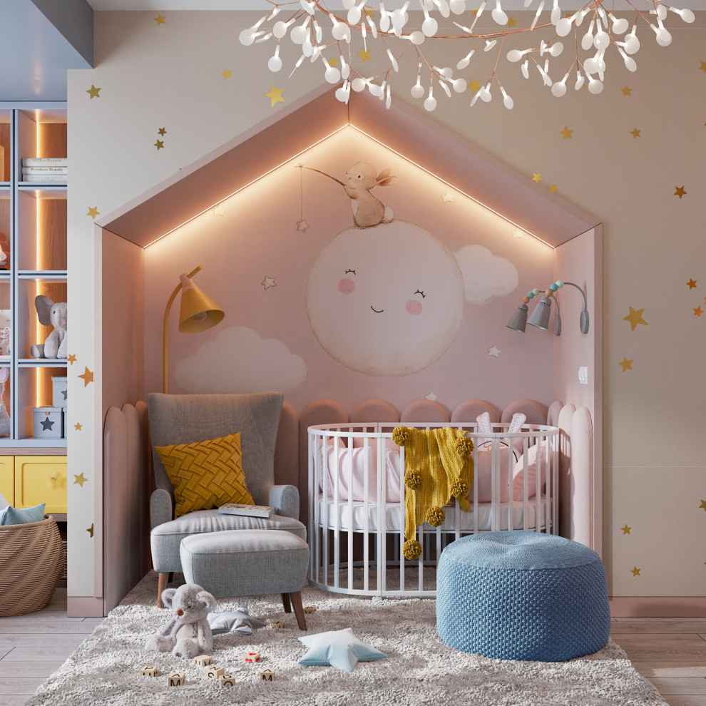 Обложка проекта: Детская комната в ЖК Ньютон