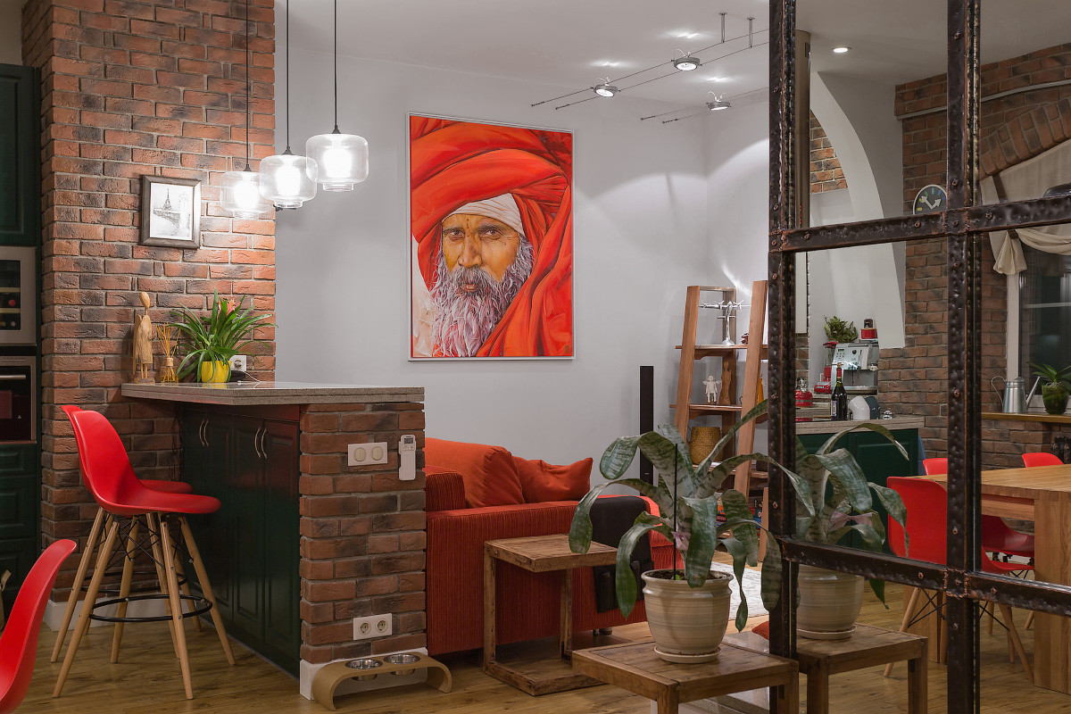 Замечательная двухуровневая квартира с фантастическим детским этажом