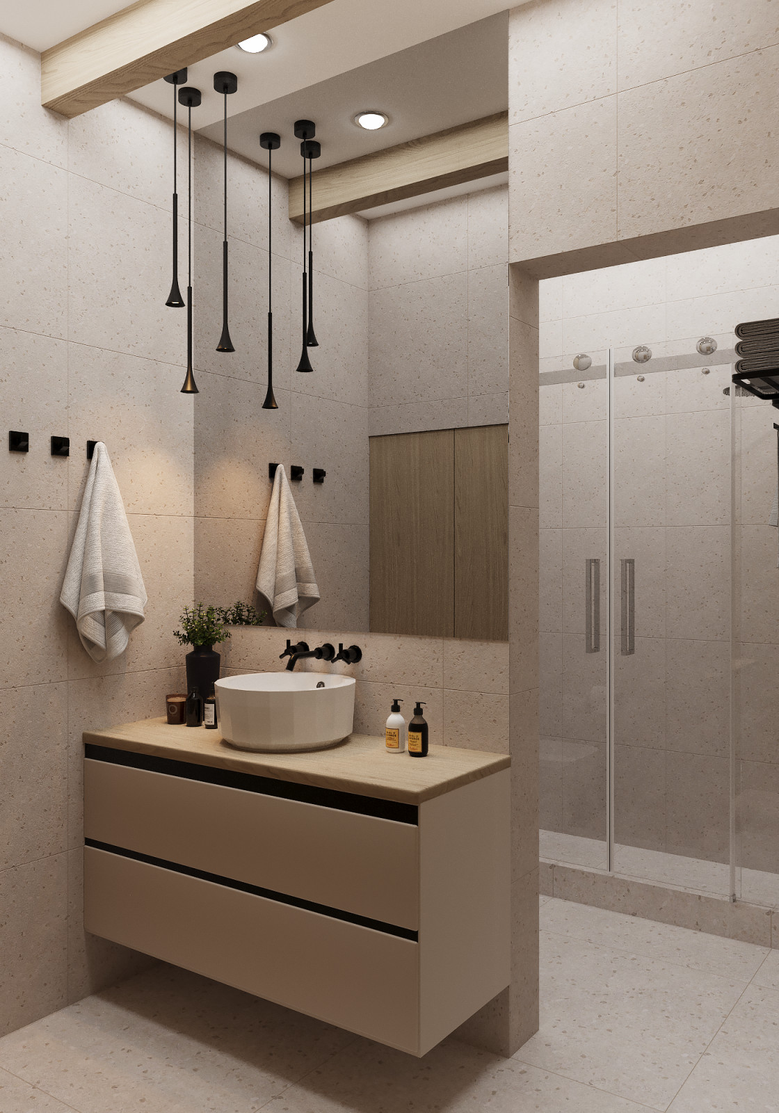 Проект 1 этаж дома 45м2