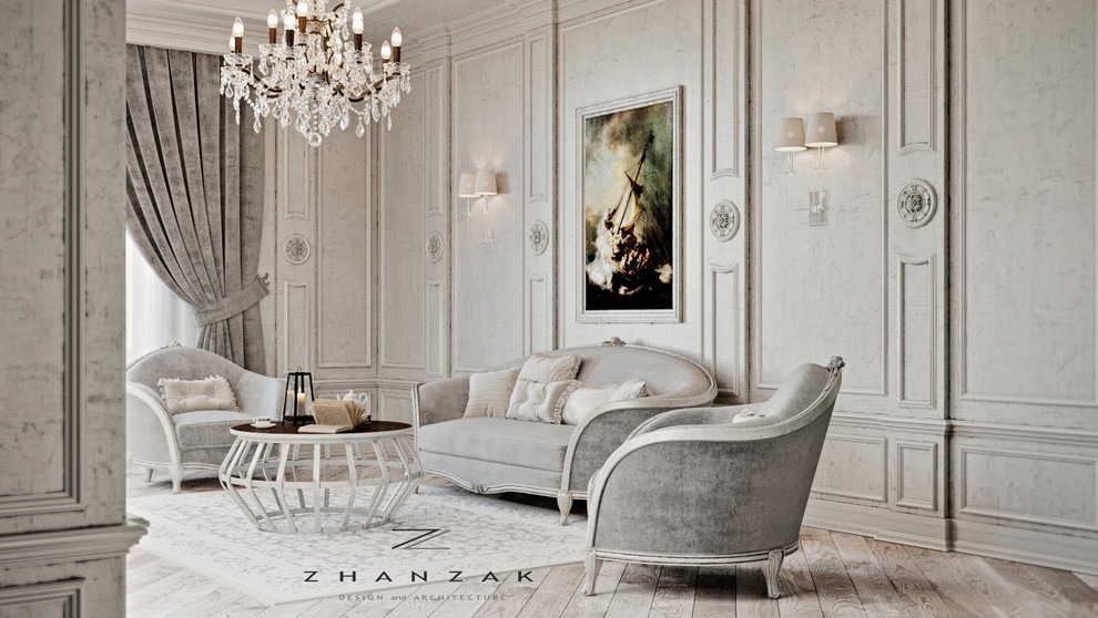 Проект зоны библиотеки в элитной квартире!