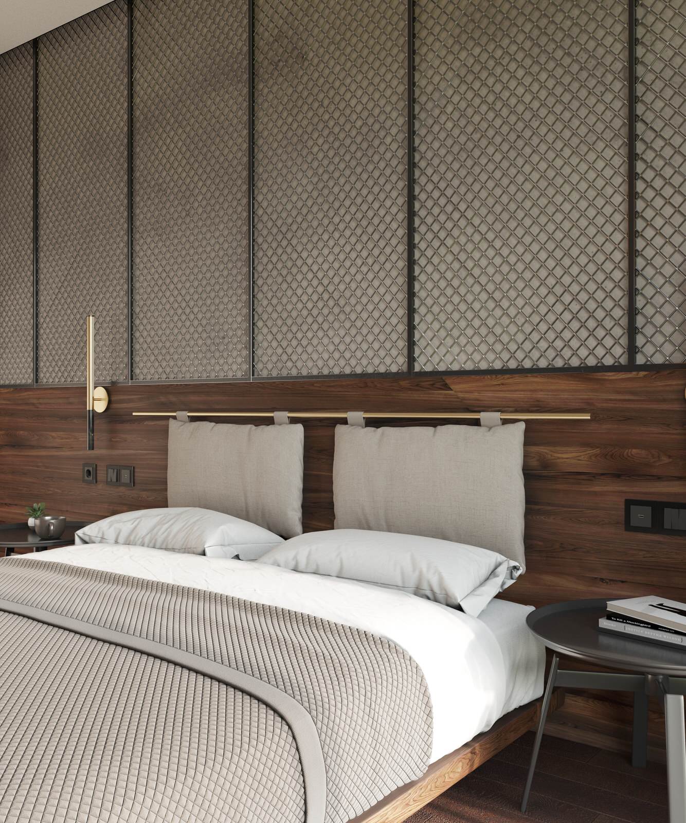 Обложка проекта: Спальня в стиле Лофт