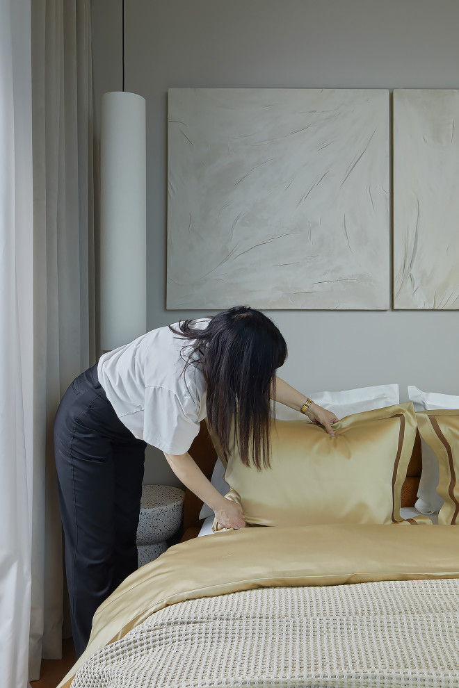 Квартира в Москва-Сити 2 (бежевое дерево)