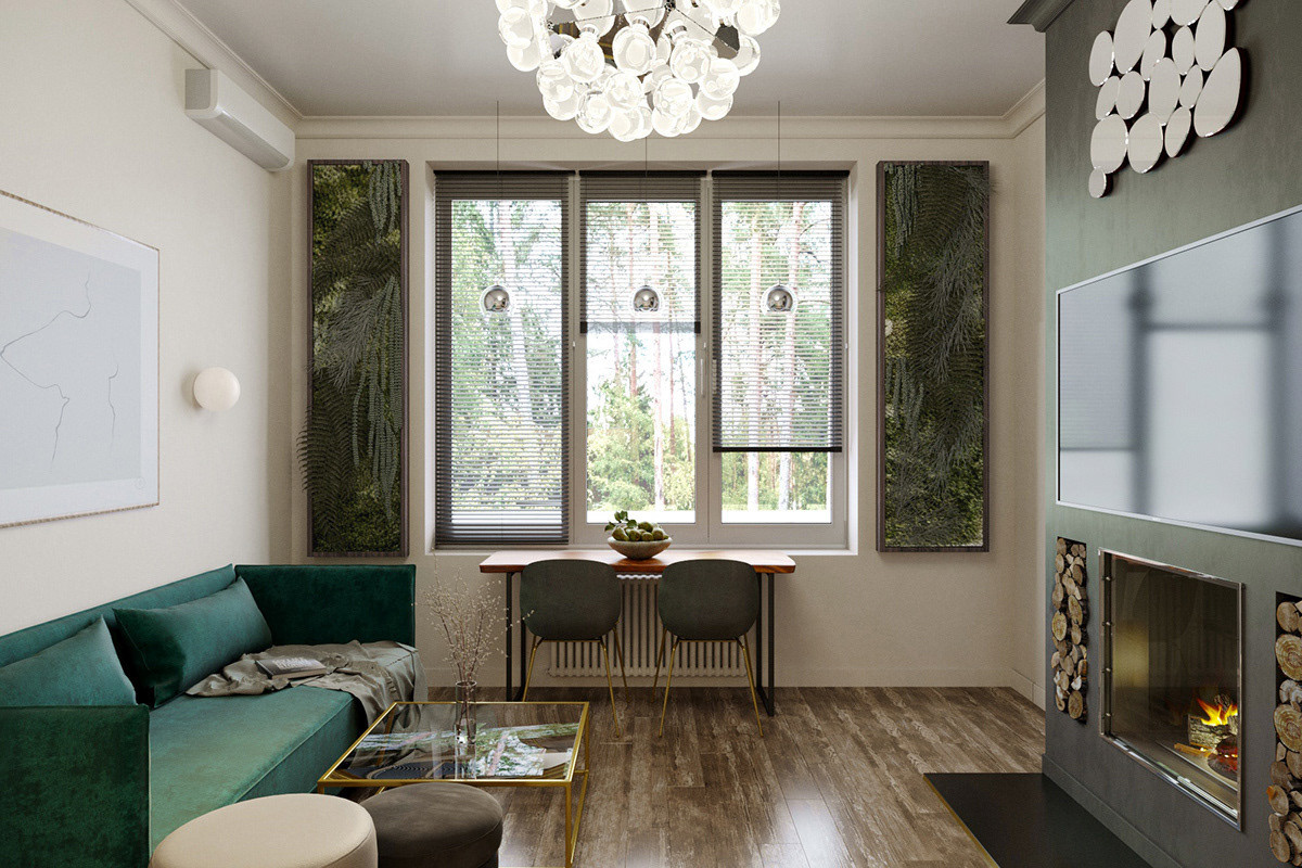 Дизайн-проект таунхауса Раздоры 90 м2 (Современный стиль)