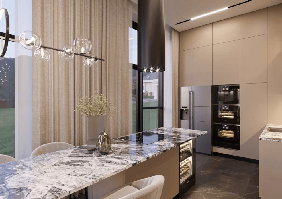 РЕМОНТ КОТТЕДЖА 275 М2 В КП ПАРК ФОНТЕ