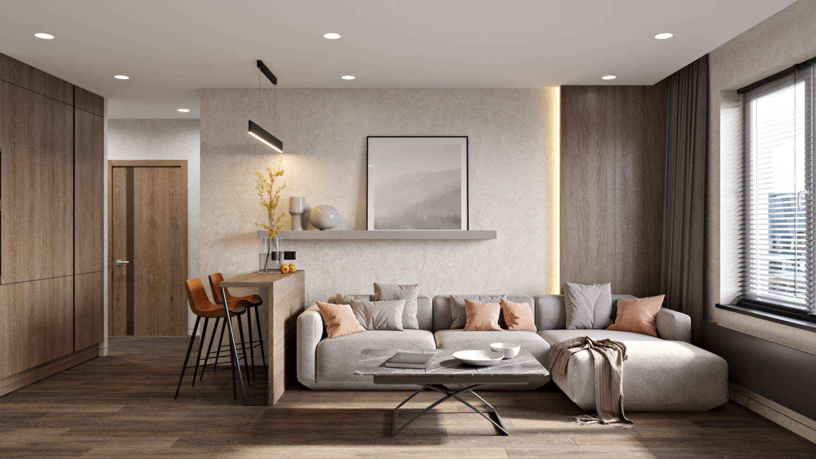 Обложка проекта: 3-х комнатная квартира в ЖК История