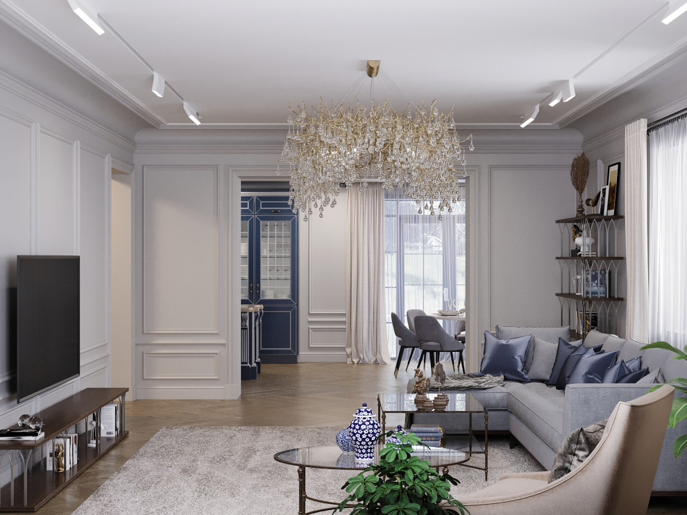 Гостиная в частном доме