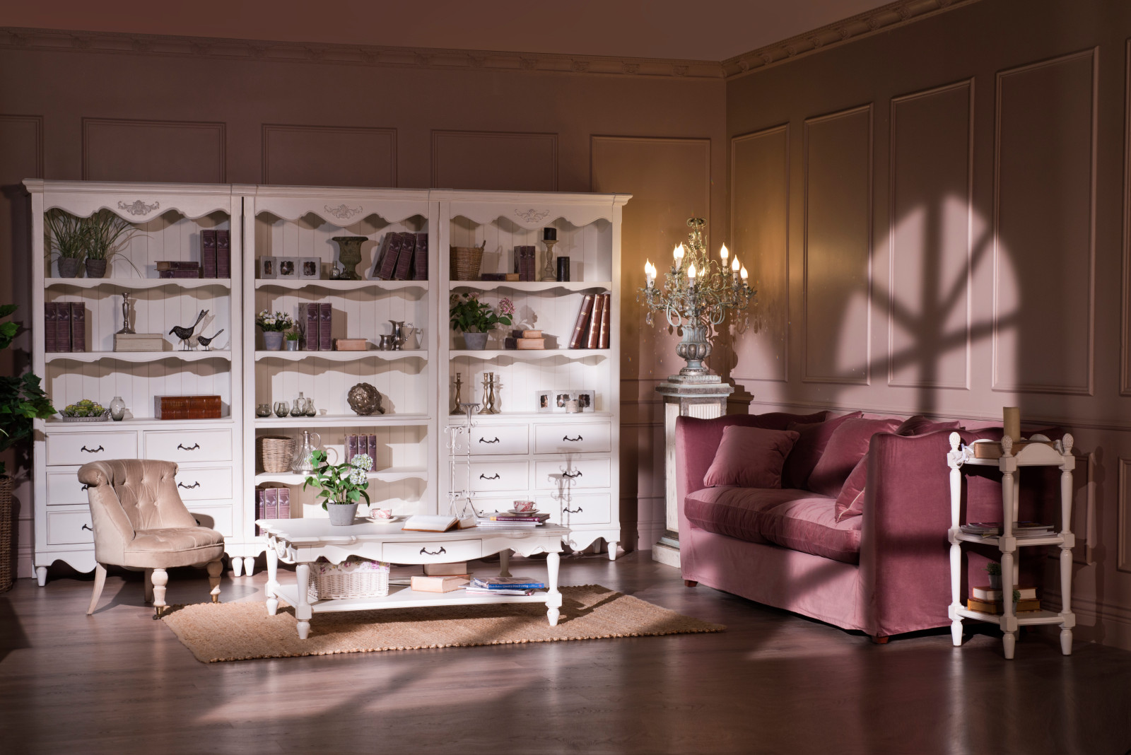 Обложка проекта: Гостиная в стиле прованс