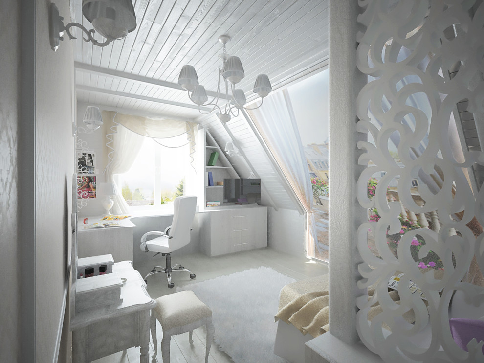 Дом семьи с тремя детьми