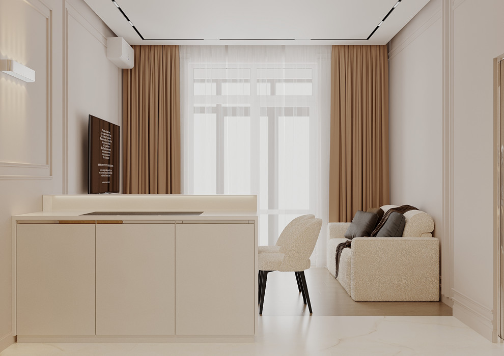 Дизайн-проект квартиры 62 м² в ЖК "Ожогино" | Тюмень