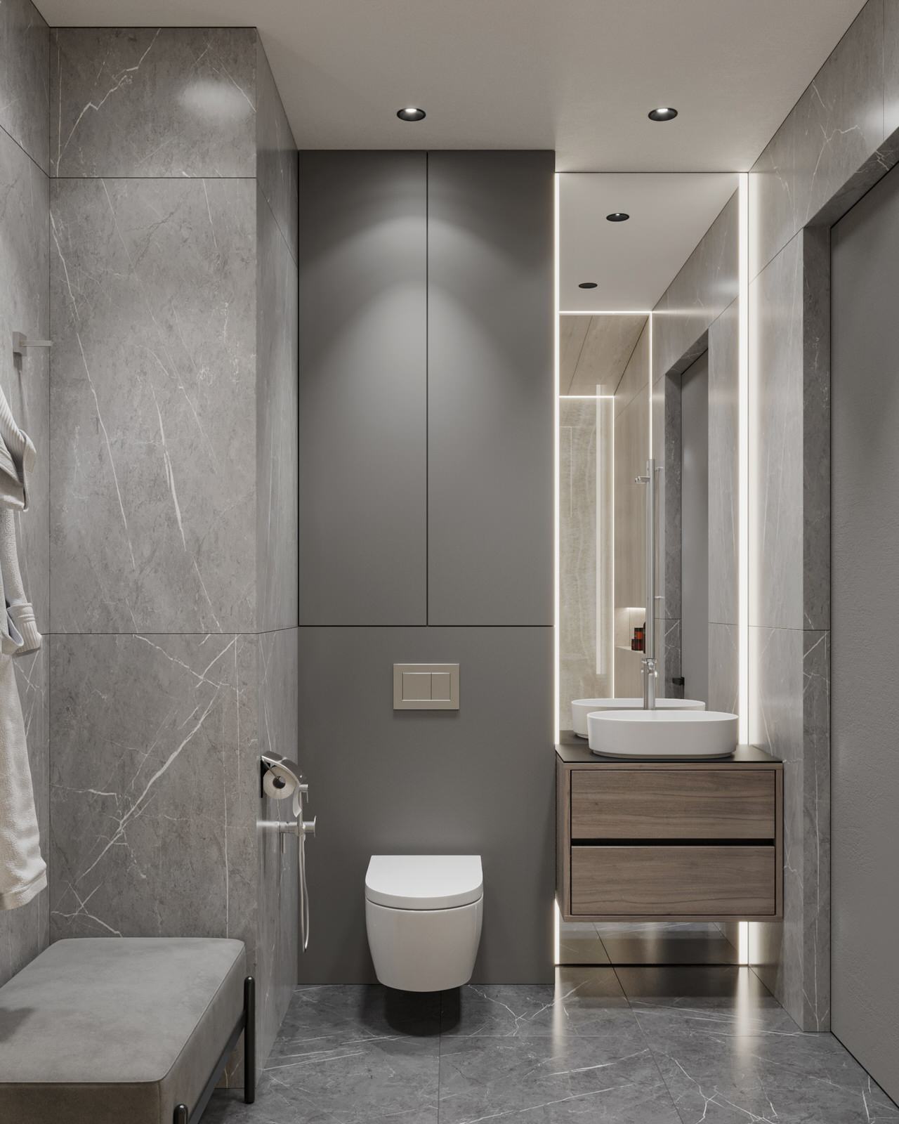 Уютная квартира в шоколадных и терракотовых оттенках