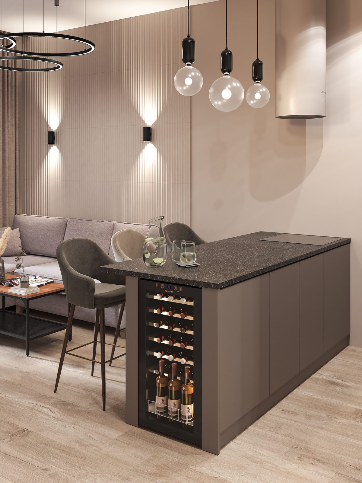 ЖК Скандинавия, 80 м2, двухкомнатная квартира