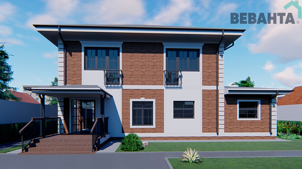 Обложка проекта: Коттедж по проекту "Фаворит"