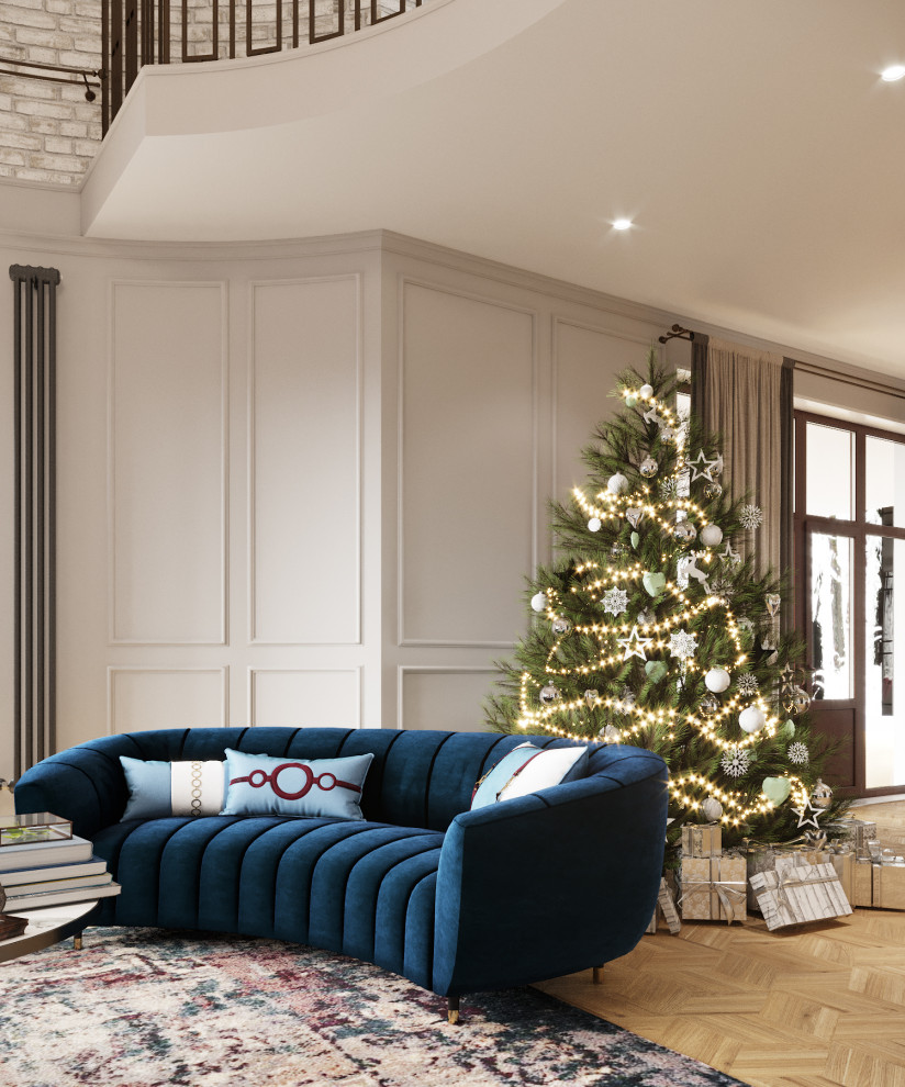 гостиная в праздник