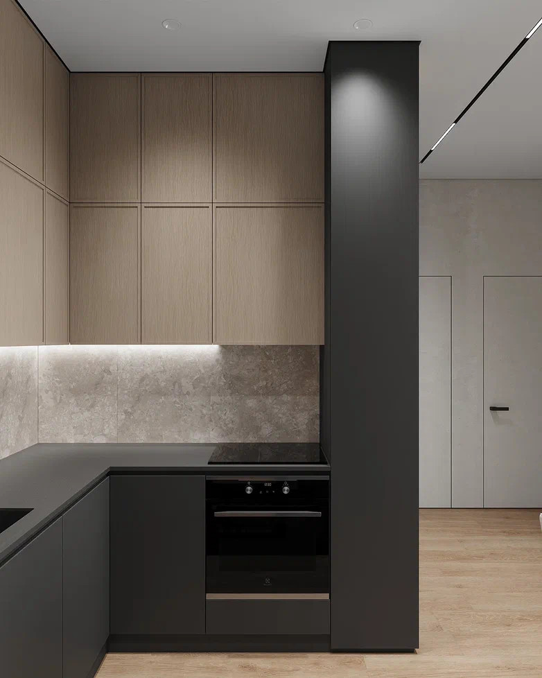 ЖК «Hide», квартира в стиле современный минимализм