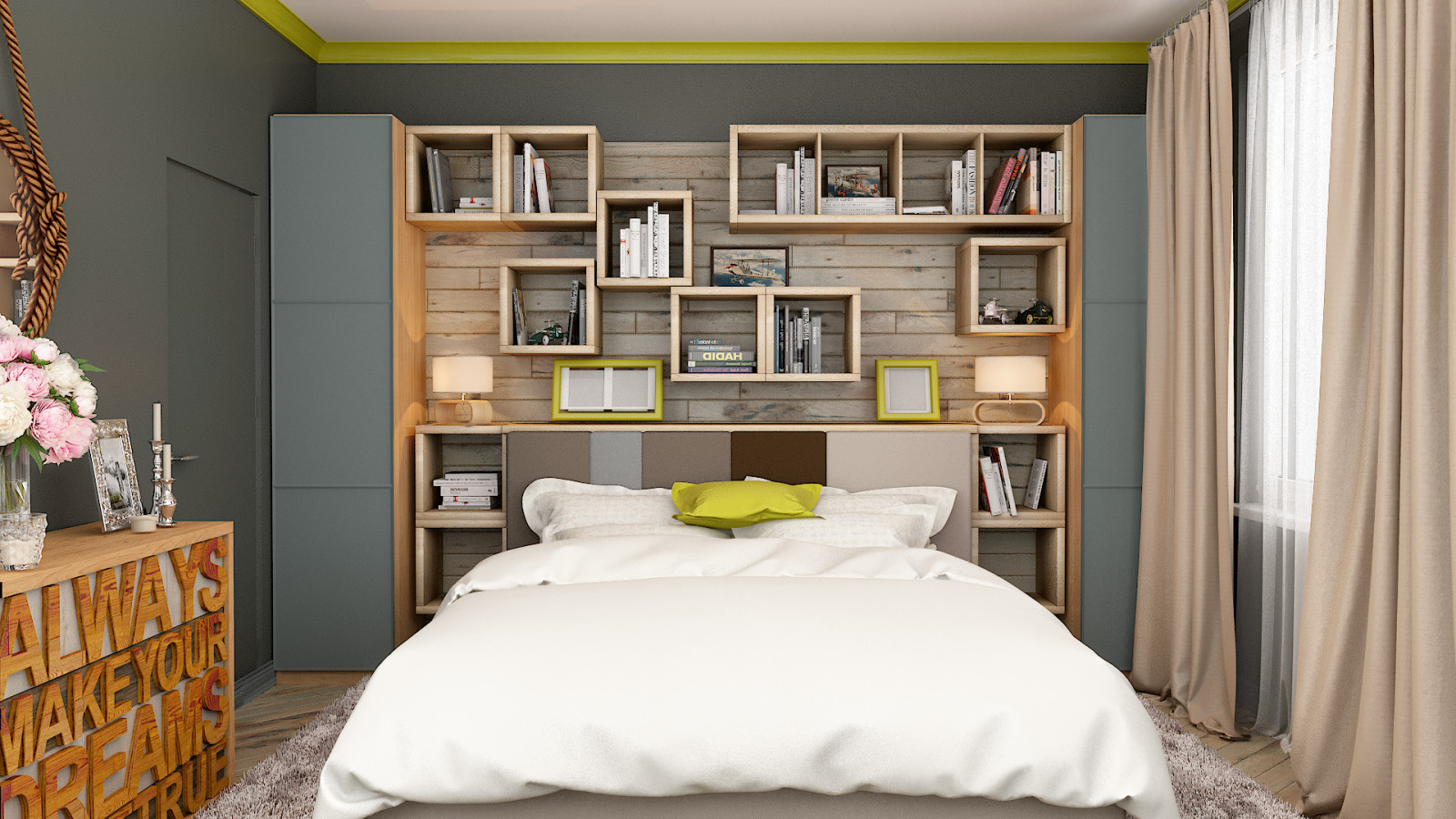 Квартира в стиле лофт в ЖК "V-houze"