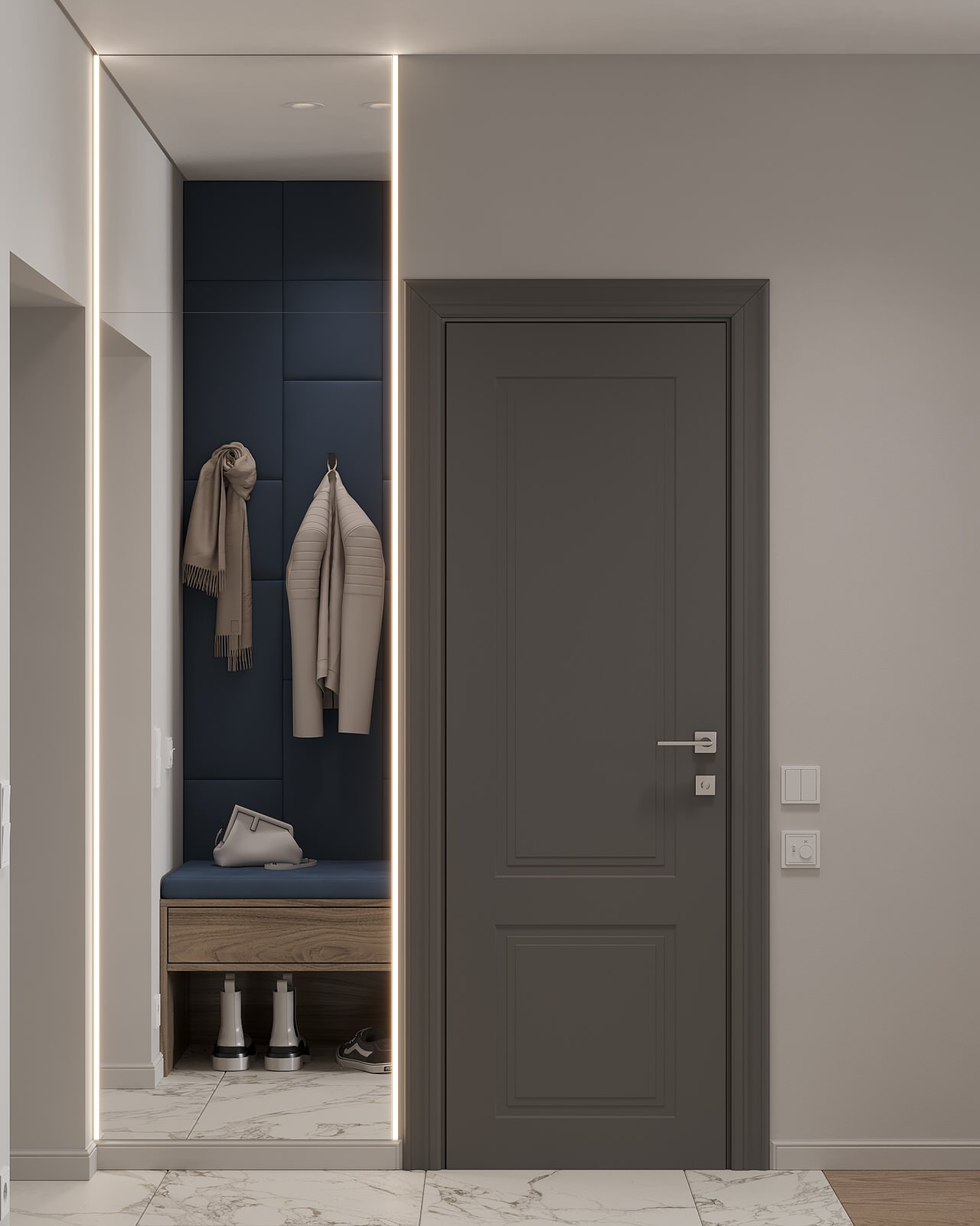 Дизайн-проект квартиры 62 м2 г. Ярославль