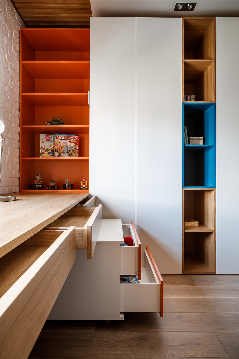 Квартира современной семьи с двумя детьми