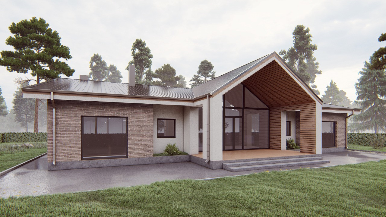 Проект индивидуального дома в городе Истра