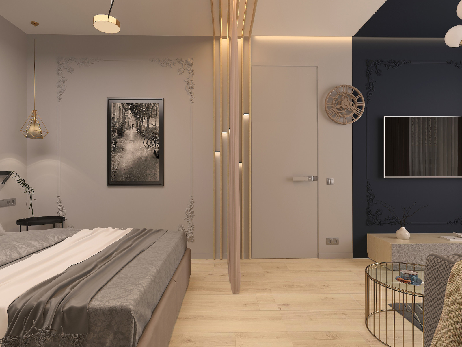 1к. Квартира "Голубика в соку"