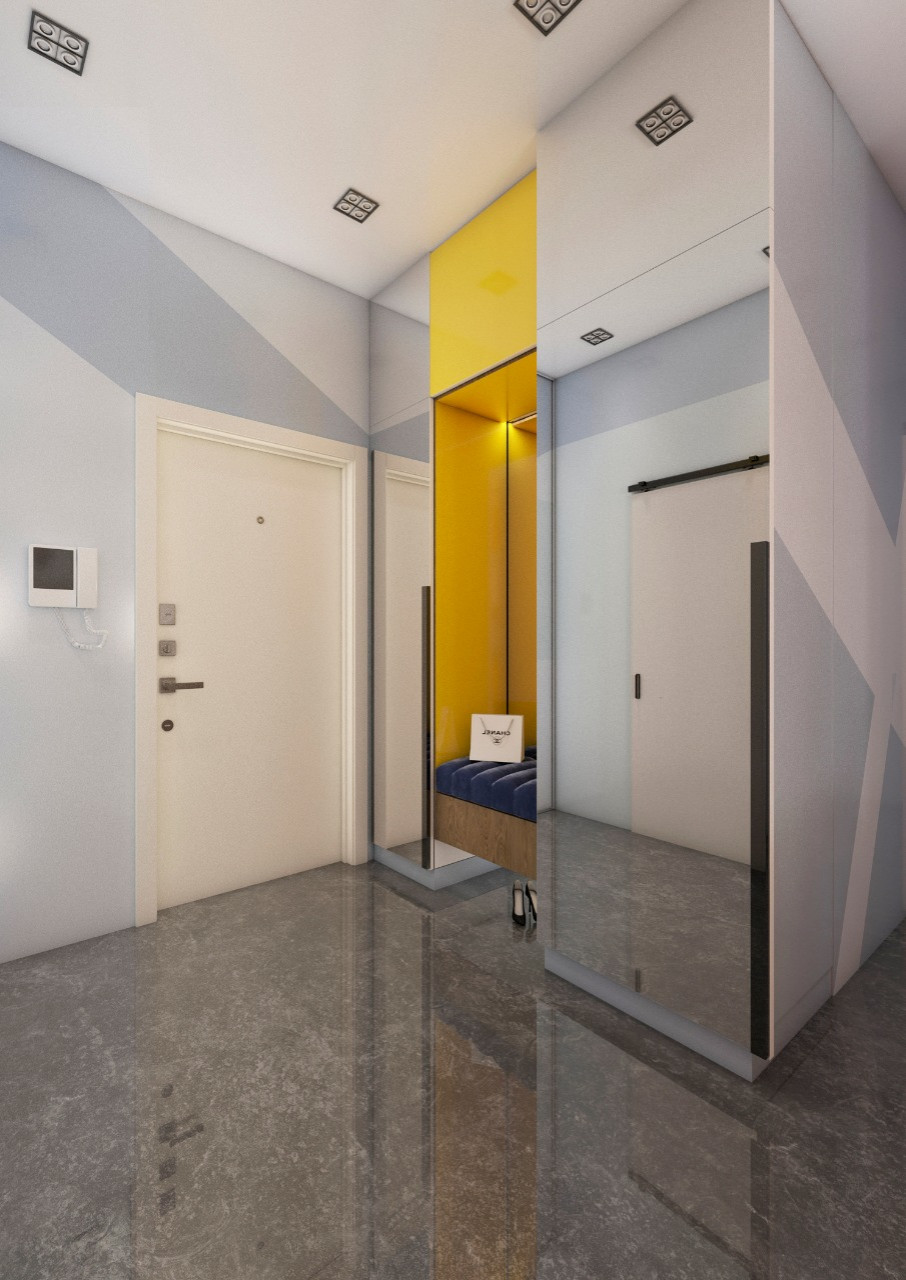 Сочный интерьер для пары музыкантов, жк Аллегро парк