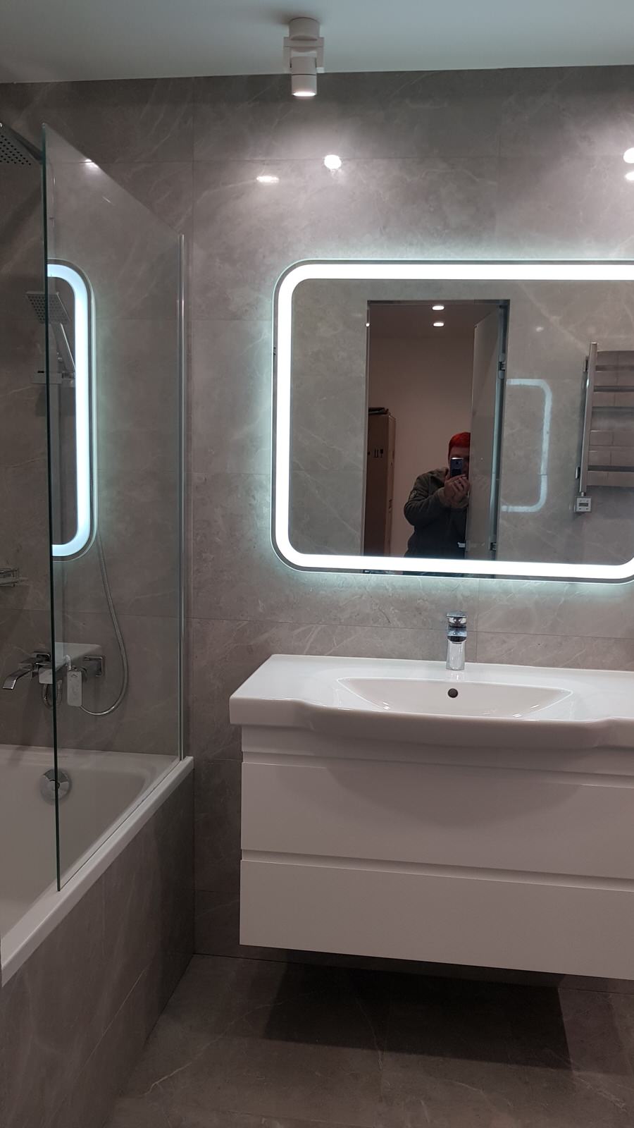 Ванные, душевые комнаты. Работы Компании Бабич.